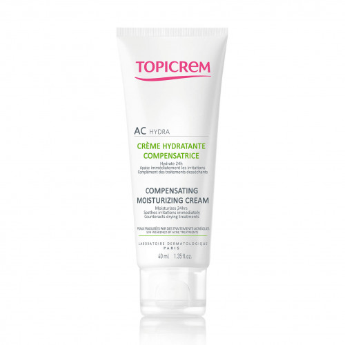 TOPICREM AC Compensating Moisturizing Cream - Drėkinamasis kompensuojamasis veido kremas