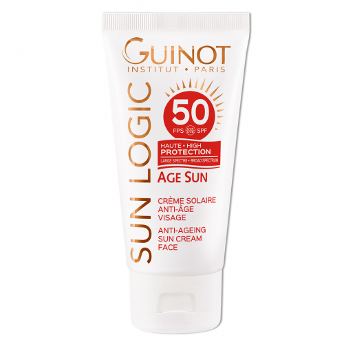 GUINOT Age Sun Anti-Age Face Cream - Priešraukšlinis veido kremas SPF50