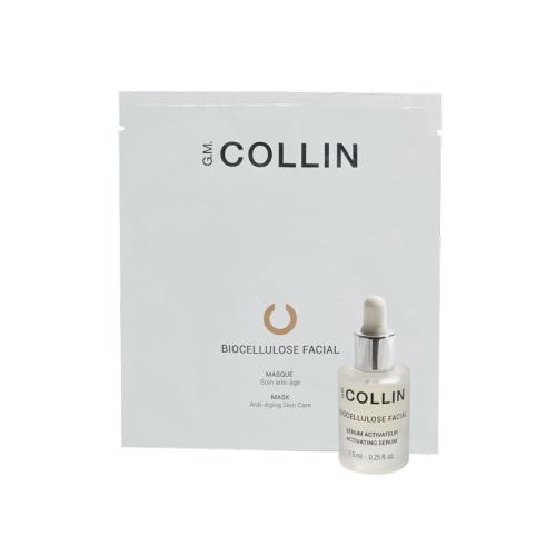 G.M. COLLIN bioceliuliozinė veido kaukė su serumu, 5 vnt + 7 ml