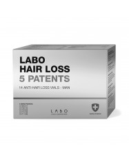 LABO HAIR LOSS 5 Patents ampulės stabdančios momentinį plaukų slinkimą, VYRAMS