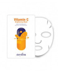 STORYDERM Vitamin C Brightening lakštinė skaistinanti veido kaukė su vitaminu C