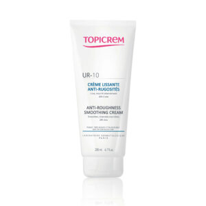 TOPICREM UR10 - Anti-Roughness Smoothing Cream - Kūno kremas su šlapalu išsausėjusiai odai, 200 ml