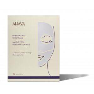 AHAVA Purifying valomoji purvo lakštinė kaukė, 1 vnt.