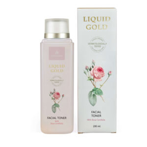 ANNA LOTAN LIQUID GOLD veido tonikas  su rožių vandeniu, 200 ml