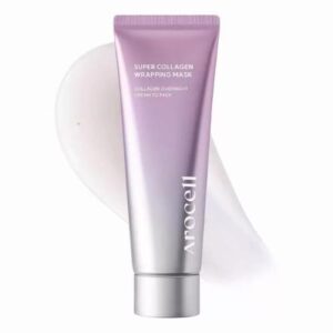 AROCELL Super Collagen Wrapping Mask nulupama veido kaukė su kolagenu, 80ml