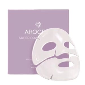 AROCELL Super Power Mask EX intensyviai drėkinanti hidrogelio kaukė su kolagenu, 1 vnt
