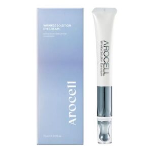 AROCELL Wrinkle Solution Eye Cream paakių kremas su vibruojančia masažine galvute, 15 ml