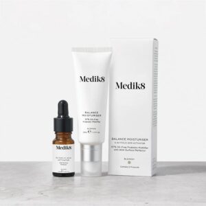 MEDIK8 Balance Moisturiser - Matinis drėkiklis spuoguotai ir riebiai odai, 50 ml + 10 ml