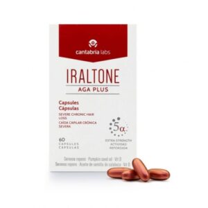 CANTABRIA LABS IRALTONE AGA PLUS maisto papildas, 60 kapsulių