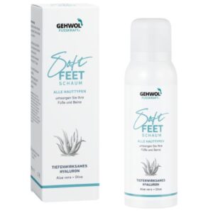 GEHWOL FUSSKRAFT Soft Feet Foam drėkinančios putos pėdoms, 125 ml