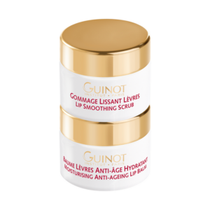 GUINOT Lip Balm and Lip Soothing Scrub drėkinamasis priešraukšlinis lūpų balzamas ir šveitiklis, 2x7 ml