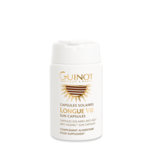 Guinot Longue Vie Sun, senėjimą lėtinančios įdegio kapsulės, 30 kaps.
