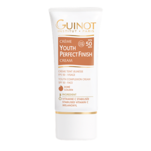 GUINOT Youth Perfect Finish Golden jauninamasis kremas su spalva SPF50 auksinio atspalvio, 30 ml