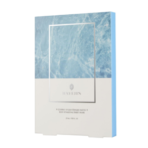 HAYEJIN Cuddle of Jeju Oxygen Water energizuojanti lakštinė veido kaukė, 5x25ml