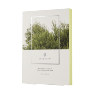 HAYEJIN Cuddle of Tea Tree raminanti lakštinė veido kaukė, 5x25ml