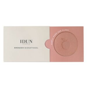 IDUN Minerals bronzinanti pudra suteikianti spindesio Midnattssol Nr. 1622, 5,9 g