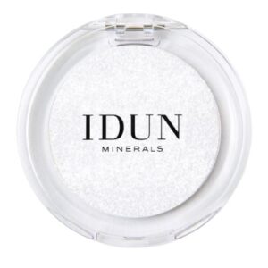 IDUN Minerals ypač blizgūs vienos spalvos akių šešėliai Snöflinga Nr. 4114, 2,4g