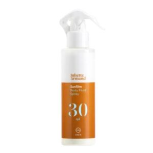 JULIETTE ARMAND Sunfilm Body Fluid Spray SPF30 Apsauginis purškiamas fluidas nuo saulės kūnui, 200ml