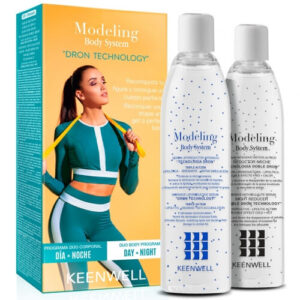 KEENWELL MODELING BODY SYSTEM DRON TECHNOLOGY NR.2 rinkinys: liporedukcinis serumas 250 ml + anticeliulitinis naktinis serumas 250 ml