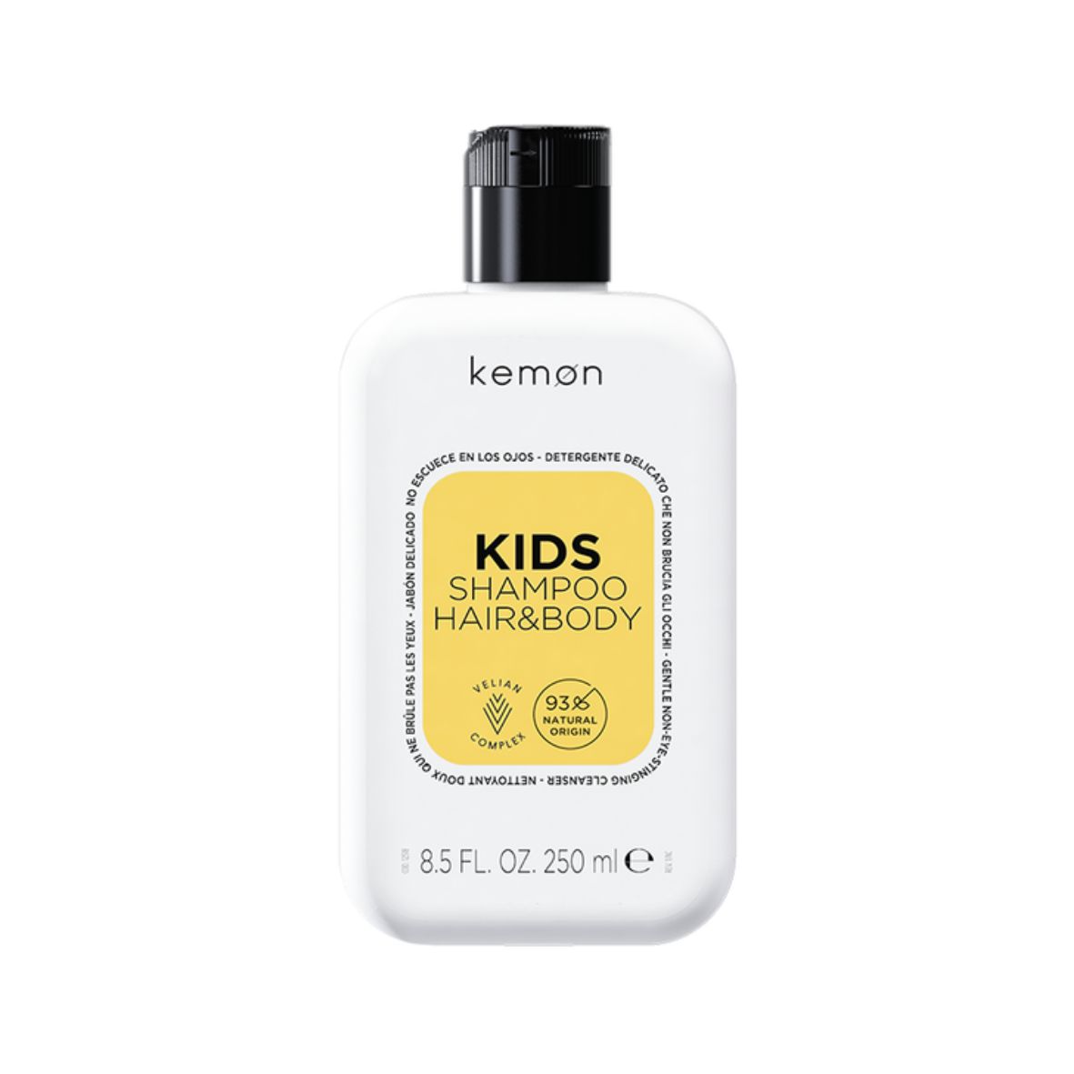 KEMON CARE KIDS SHAMPOO Vaikiškas šampūnas plaukams ir kūnui, 250ml