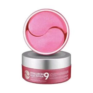 MEDI-PEEL Hyaluron Rose Peptide 9 Ampoule paakių padeliai su peptidais ir rožių ekstraktu, 60 vnt