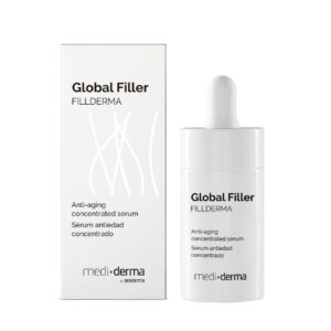 MEDIDERMA GLOBAL FILLER FILLDERMA ANTI-AGING veido serumas su hialuronu, peptidais ir niacinamidu , 30ml
