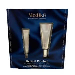 MEDIK8 Retinal Rewind Crystal Retinal rinkinys veidui ir paakiams, 30mlx15ml