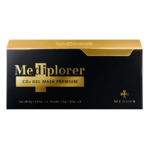 MEDIPLORER CO2 GEL MASK PREMIUM gelinė veido kaukė intensyviai senstančios odos priežiūrai, 6vnt