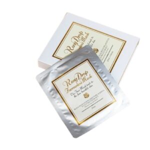 ROSY DROP Furrowless Mask lakštinė veido kaukė nuo raukšlių su kamieninėmis ląstelėmis ir augaline placenta, 1x25ml