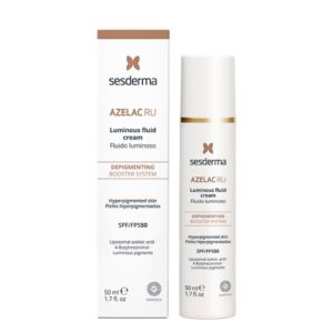 SESDERMA AZELAC RU spindesį suteikiantis kreminis fluidas SPF50, 50 ml