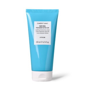 COMFORT ZONE SUN SOUL Raminamasis drėkinamasis veido ir kūno kremas po saulės, 200 ml