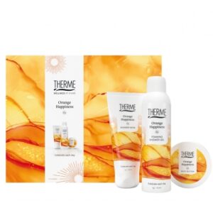 THERME ORANGE HAPPINESS kūno priežiūros rinkinys, 200mlx200mlx100g