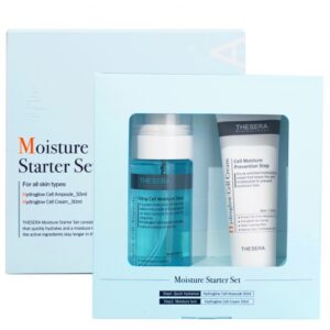 THESERA MOISTURE STARTER RINKINYS Hydroglow Cell serumas ir kremas, 50mlx30ml