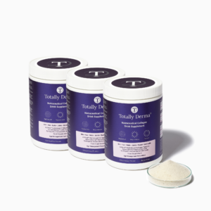 TOTALLY DERMA hidrolizuoto kolageno milteliai geriamajam tirpalui, 360g x 3 vnt.