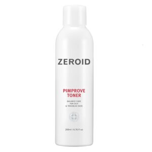 ZEROID Pimprove Toner - Veido tonikas riebiai ir mišriai odai, 200ml